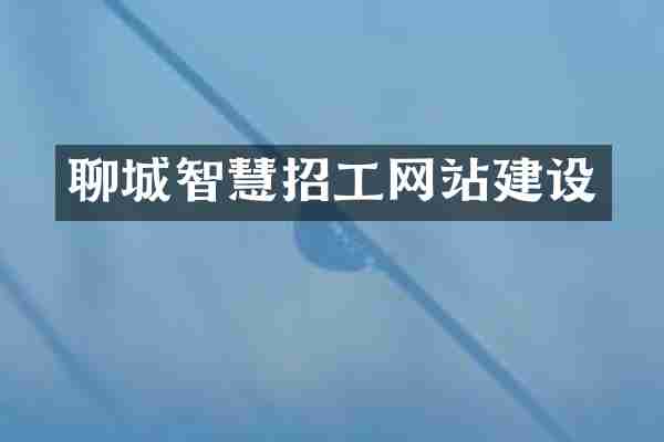 聊城智慧招工网站建设