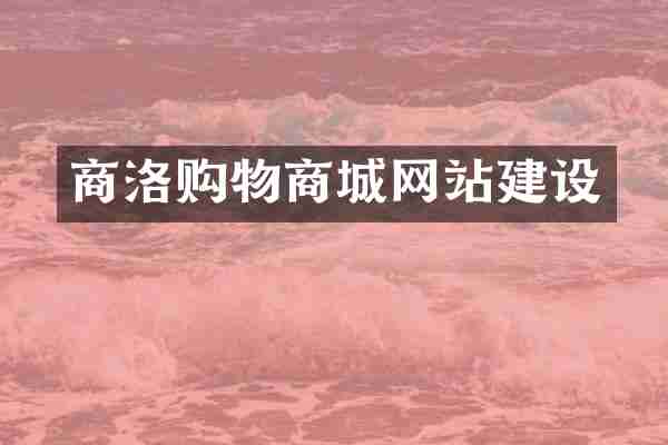 商洛购物商城网站建设