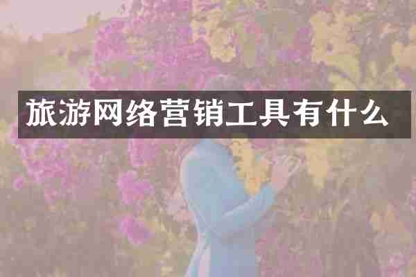 旅游网络营销工具有什么