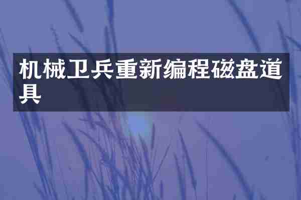 机械卫兵重新编程磁盘道具