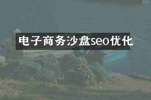 电子商务沙盘seo优化