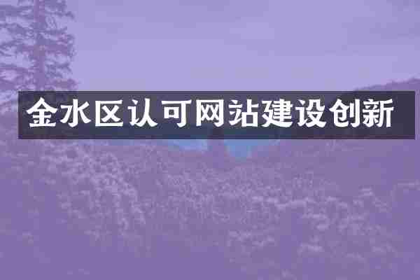金水区认可网站建设创新