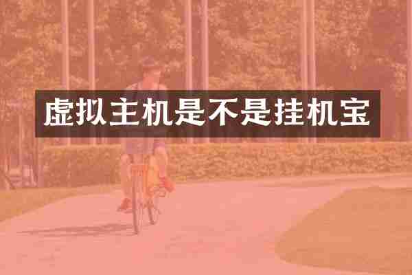 虚拟主机是不是挂机宝