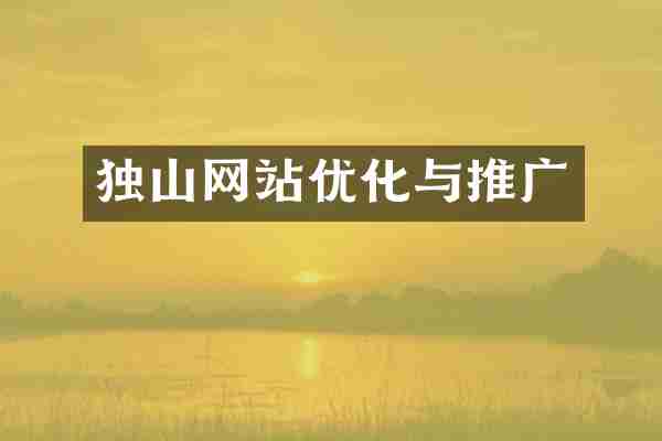 独山网站优化与推广