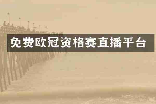 免费欧冠资格赛直播平台