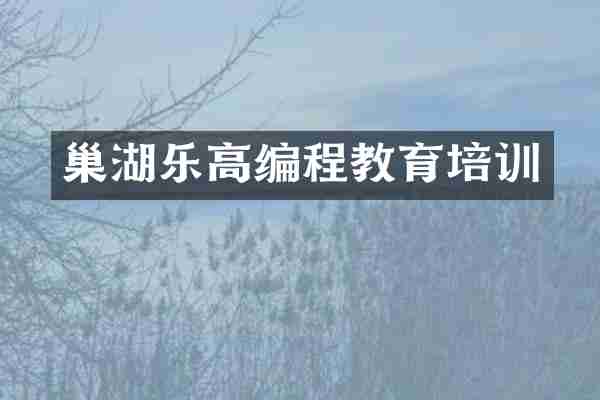 巢湖乐高编程教育培训
