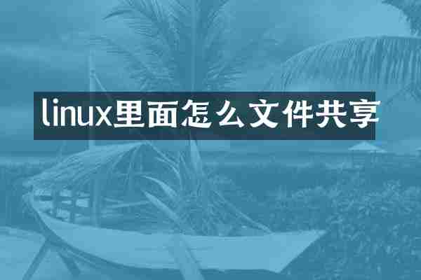 linux里面怎么文件共享