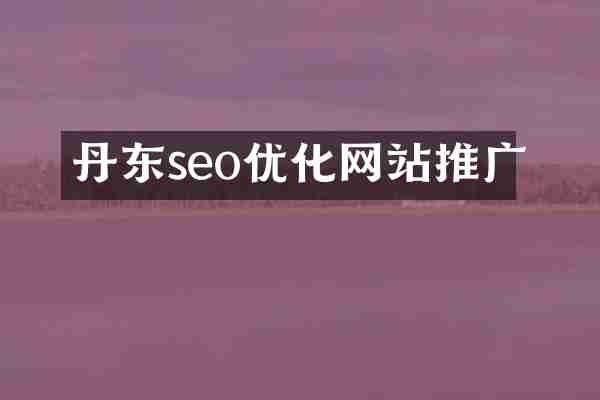 丹东seo优化网站推广