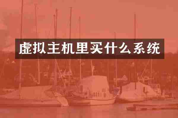 虚拟主机里买什么系统