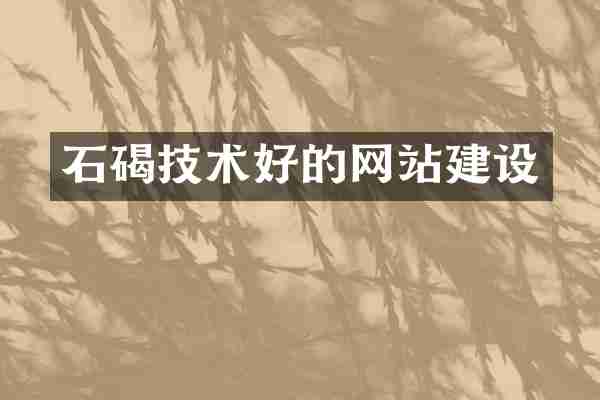石碣技术好的网站建设