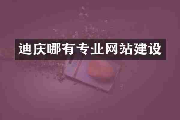 迪庆哪有专业网站建设