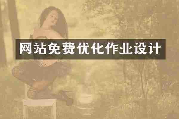 网站免费优化作业设计