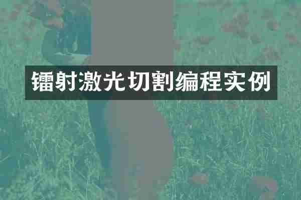 镭射激光切割编程实例