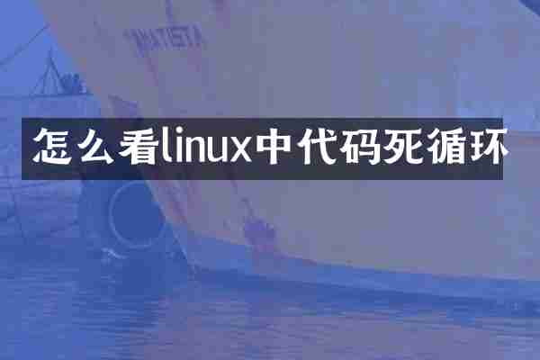 怎么看linux中代码死循环
