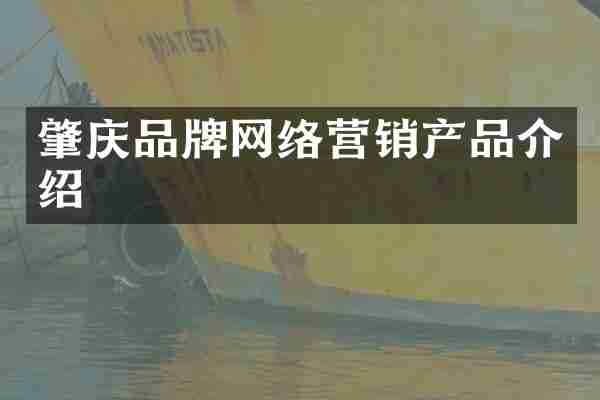 肇庆品牌网络营销产品介绍