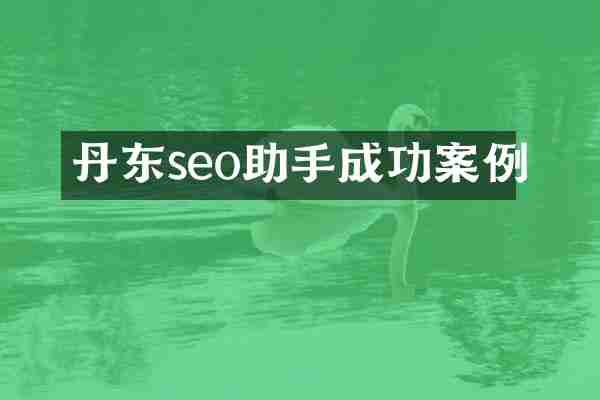 丹东seo助手成功案例