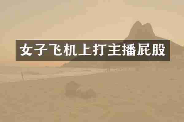 女子飞机上打主播屁股