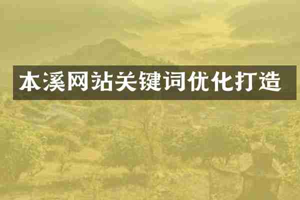 本溪网站关键词优化打造