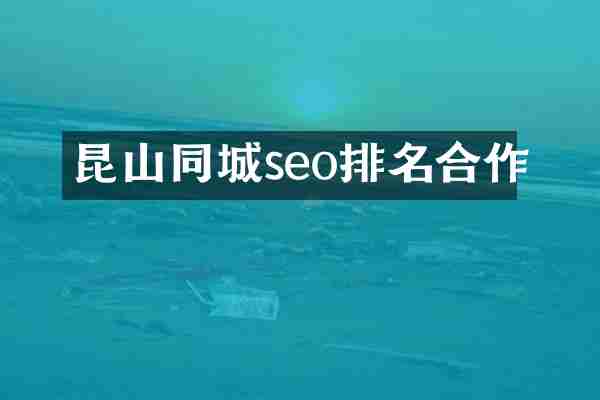 昆山同城seo排名合作