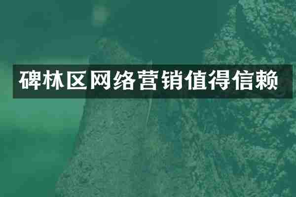 碑林区网络营销值得信赖