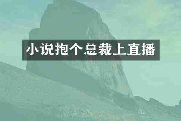 小说抱个总裁上直播