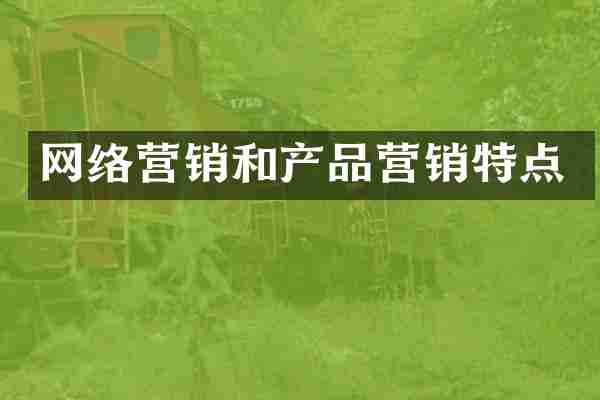 网络营销和产品营销特点