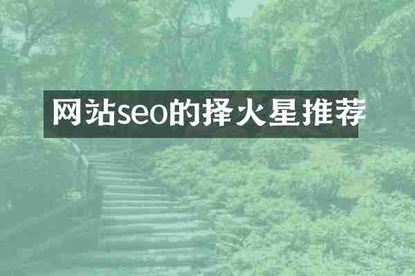 网站seo的择火星推荐