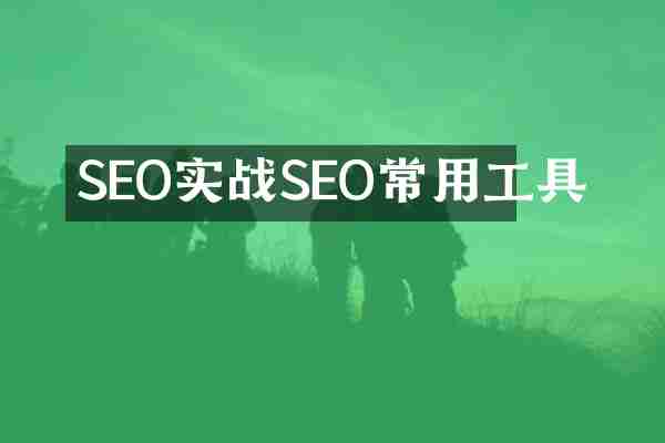 SEO实战SEO常用工具