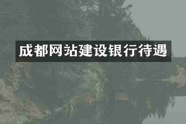 成都网站建设银行待遇