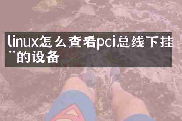 linux怎么查看pci总线下挂在的设备
