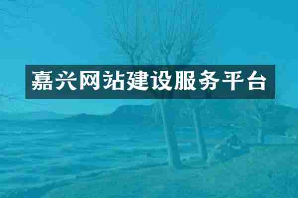 嘉兴网站建设服务平台