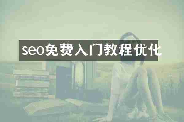 seo免费入门教程优化