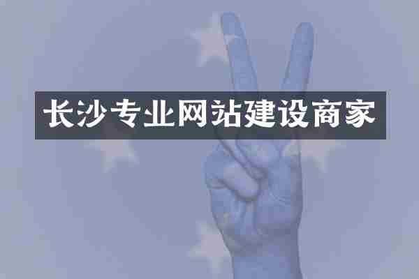 长沙专业网站建设商家