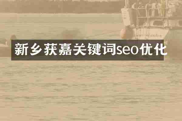 新乡获嘉关键词seo优化