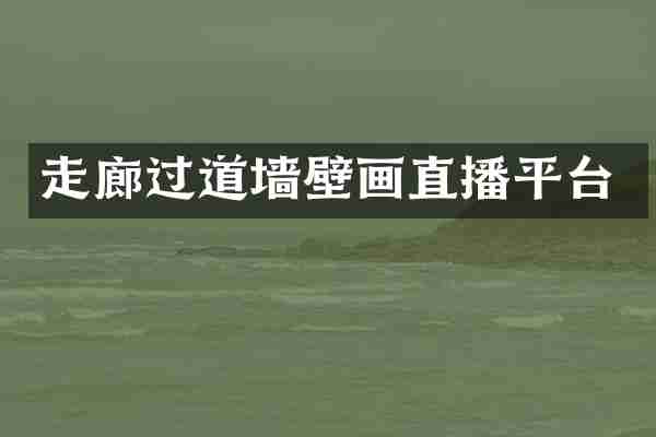 走廊过道墙壁画直播平台