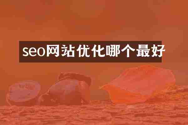 seo网站优化哪个最好