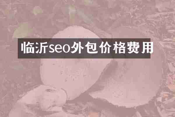 临沂seo外包价格费用