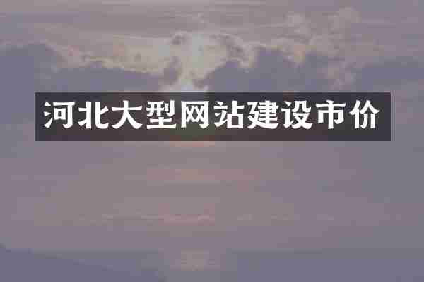 河北大型网站建设市价