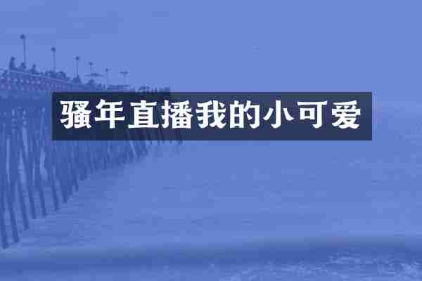 骚年直播我的小可爱