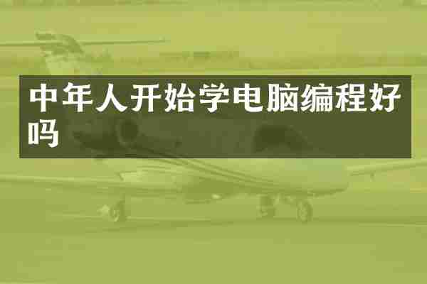 中年人开始学电脑编程好吗