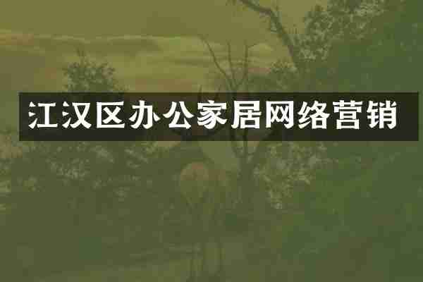 江汉区办公家居网络营销