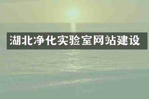 湖北净化实验室网站建设