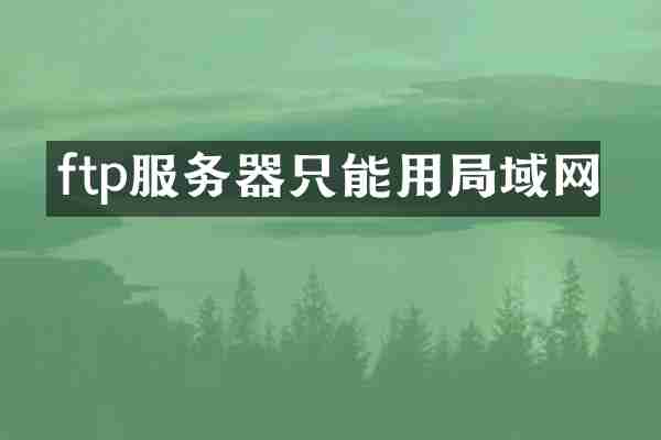 ftp服务器只能用局域网