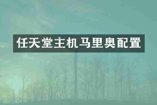 任天堂主机马里奥配置