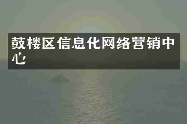 鼓楼区信息化网络营销中心