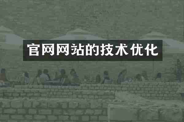 官网网站的技术优化