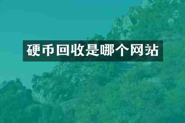 硬币回收是哪个网站