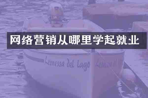 网络营销从哪里学起就业