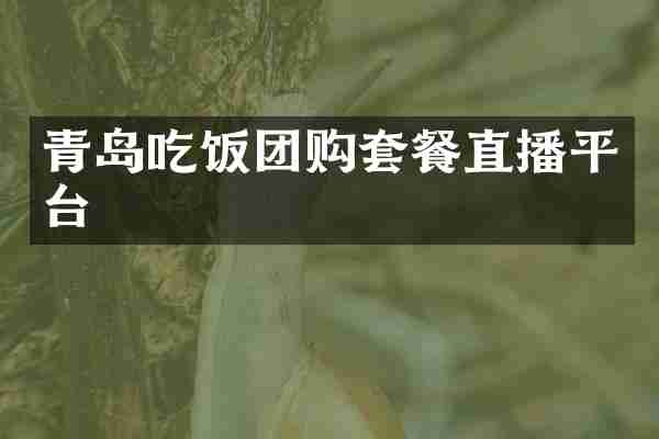 青岛吃饭团购套餐直播平台