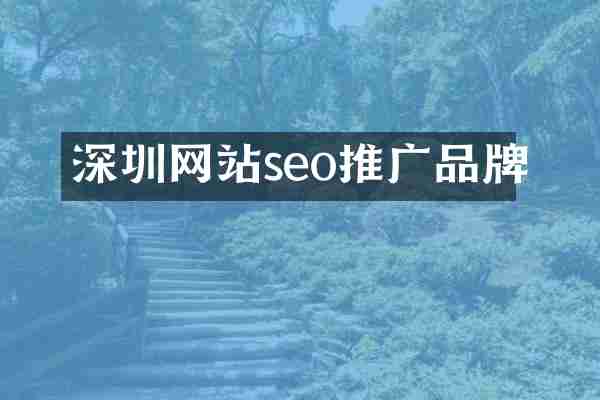 深圳网站seo推广品牌